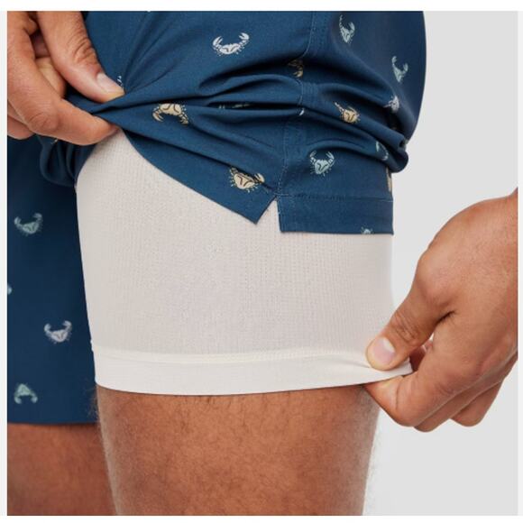 Men's Swim Trunk Shorts Swimwear Quick Dry Swimsuit Sz Large Goodfellow & Co - Picture 4 of 6